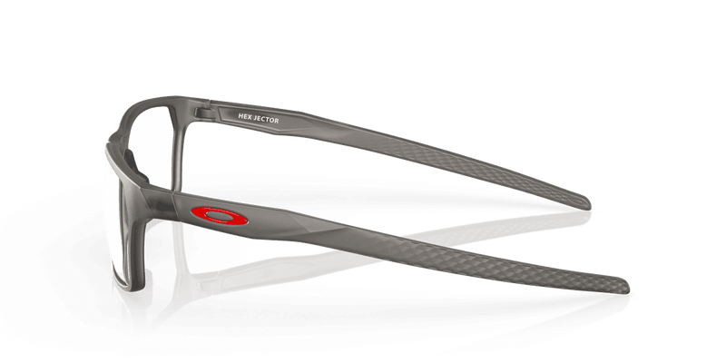 Oakley HEX JECTOR in Satin Grey Smoke / Demo Lens (803202) - Side View