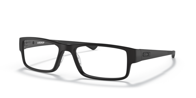 Oakley AIRDROP in Satin Black / Demo Lens (804601) - Front View