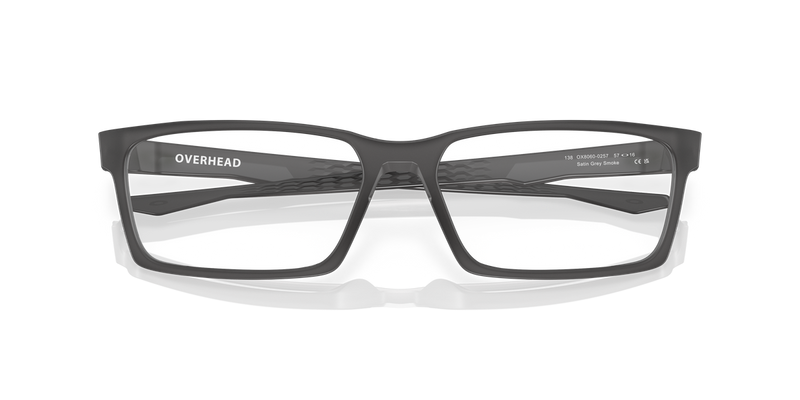 Oakley OVERHEAD in Satin Grey Smoke / Demo Lens (806002) - Alternate View