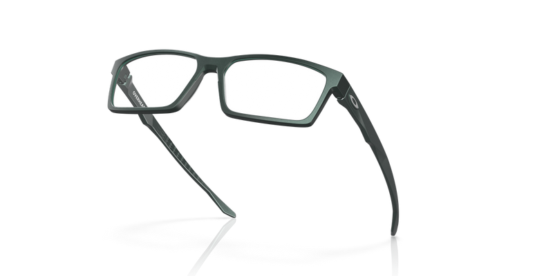 Oakley OVERHEAD in Matte Dark Silver/Blue Colorshift / Demo Lens (806004) - Alternate View