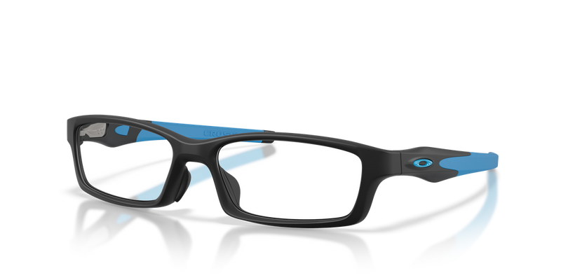Oakley CROSSLINK (A) in Satin Black / Demo Lens (811801) - Front View