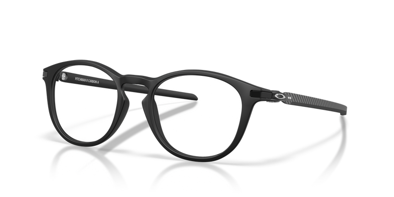 Oakley PITCHMAN R CARBON A in Satin Black / Demo Lens (814901) - Front View