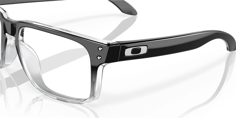 Oakley HOLBROOK RX in Polished Black Clear Fade / Demo Lens (815606) - Alternate View