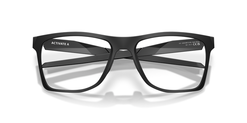 Oakley ACTIVATE (A) in Satin Black / Demo Lens (816901) - Side View