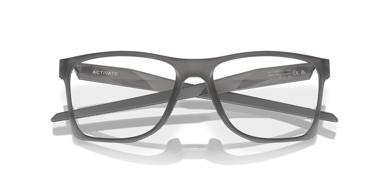 Oakley ACTIVATE in Satin Grey Smoke / Demo Lens (817311) - Alternate View