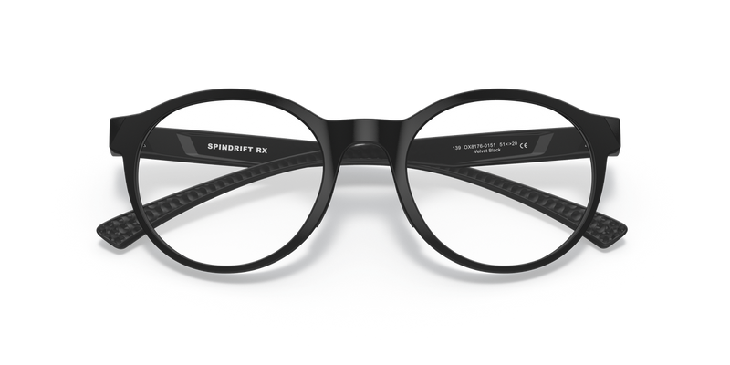 Oakley SPINDRIFT RX in Velvet Black / Demo Lens (817601) - Alternate View