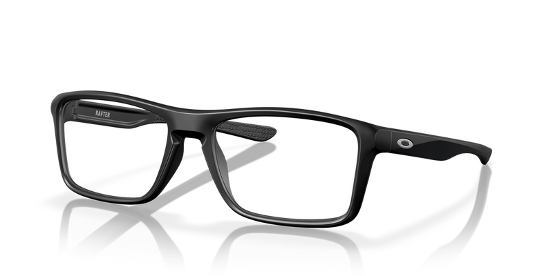 Oakley RAFTER in Satin Black / Demo Lens (817801) - Front View