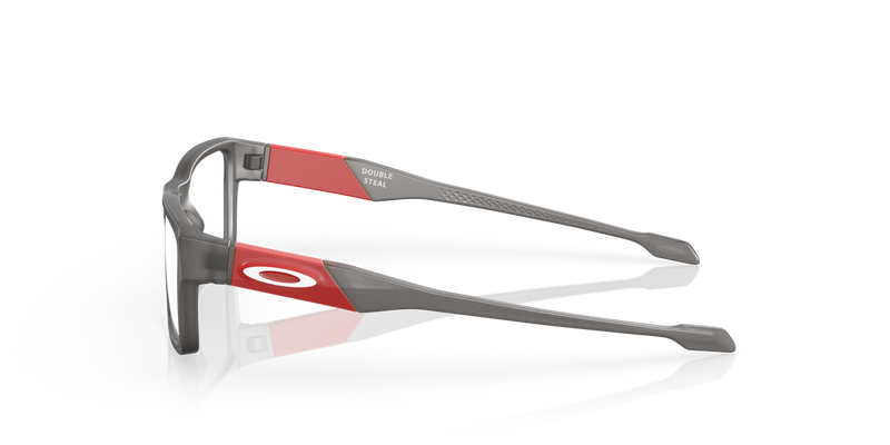 Oakley Youth DOUBLE STEAL in Satin Grey Smoke - Back View