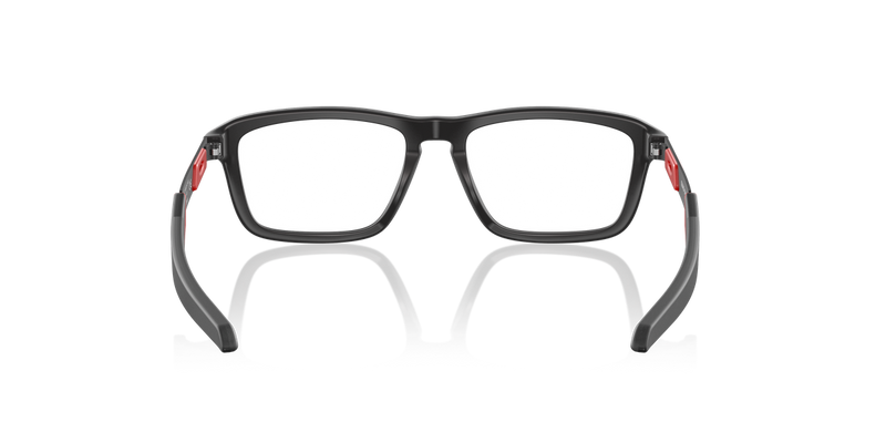 Oakley Youth QUAD OUT in Satin Black - Temple Detail