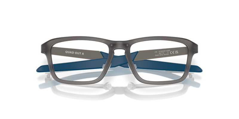 Oakley Youth QUAD OUT A in Satin Grey Smoke - Alternate View