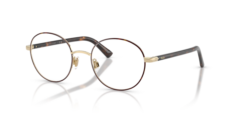 Polo Ralph Lauren PH1248 in Pale Gold/Dark Havana - Front View
