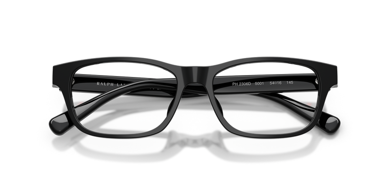 Polo Ralph Lauren PH2306D in Shiny Black / Demo Lens (5001) - Side View