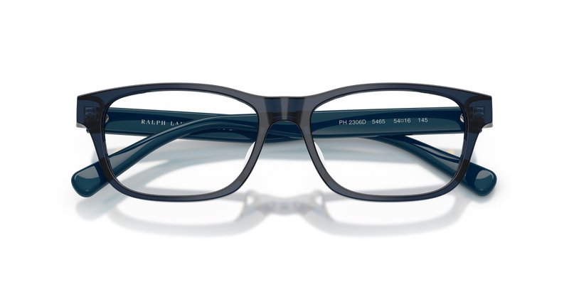 Polo Ralph Lauren PH2306D in Shiny Transparent Navy Blue / Demo Lens (5465) - Alternate View