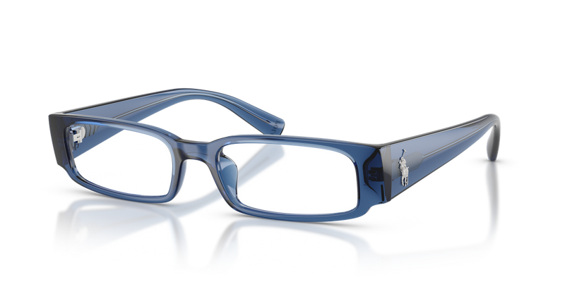 Polo Ralph Lauren PH2312U in Shiny Transparent Blue - Front View
