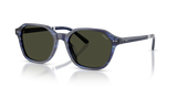 Shiny Striped Blue / Dark Grey (631487)