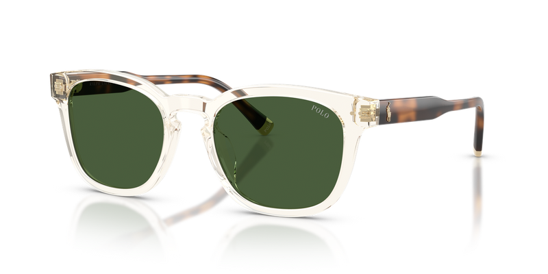 Polo Ralph Lauren PH4242U in Shiny Transparent Yellow / Dark Green (635771) - Alternate View