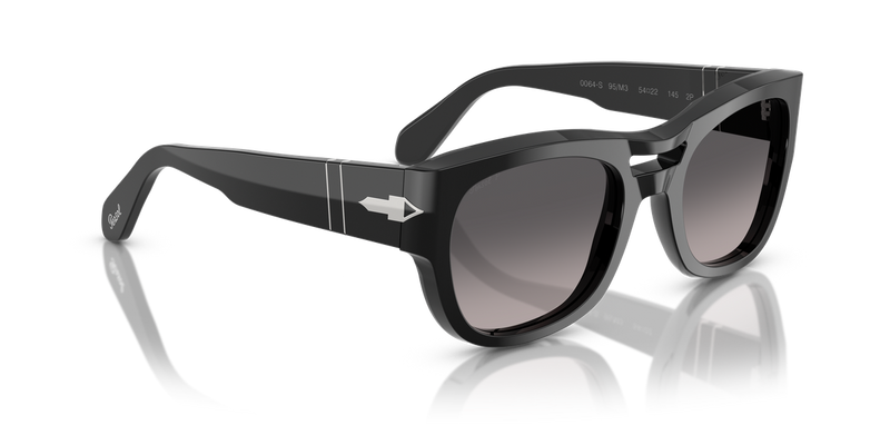 Persol PO0064S in Black / Light Grey Gradient Dark Grey (95/M3) - Alternate View