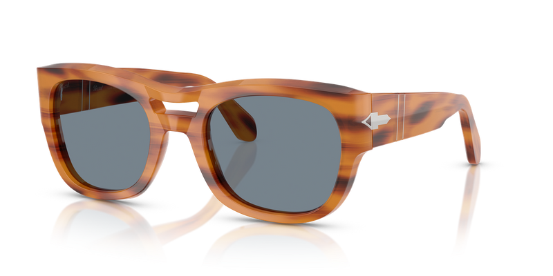 Persol PO0064S in Striped Brown / Light Blue (960/56) - Alternate View