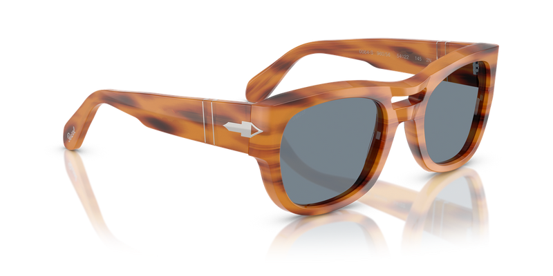 Persol PO0064S in Striped Brown / Light Blue (960/56) - Alternate View