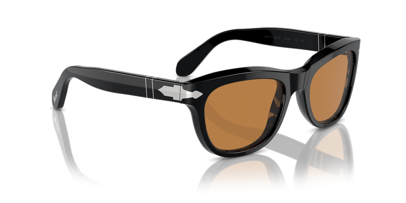 Persol PO0086S in Black / Yellow Brown (95/53) - Alternate View