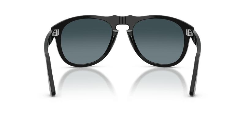 Persol PO0649NE in Black / Blue Gradient Polarized (95/S3) - Back View