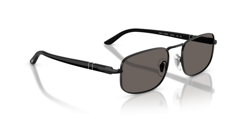 Persol PO1027S in Demigloss Black / Dark Grey (1078B1) - Temple Detail