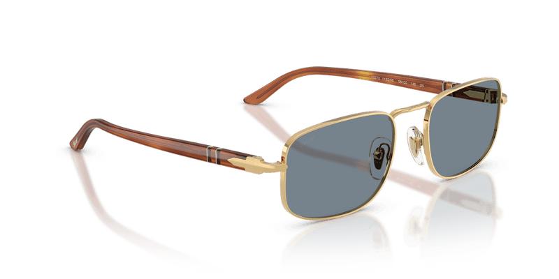Persol PO1027S in Gold / Light Blue (113256) - Alternate View