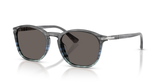 Persol PO3007SX - Gradient Stripped Grey Blue / Dark Grey (1205B1)