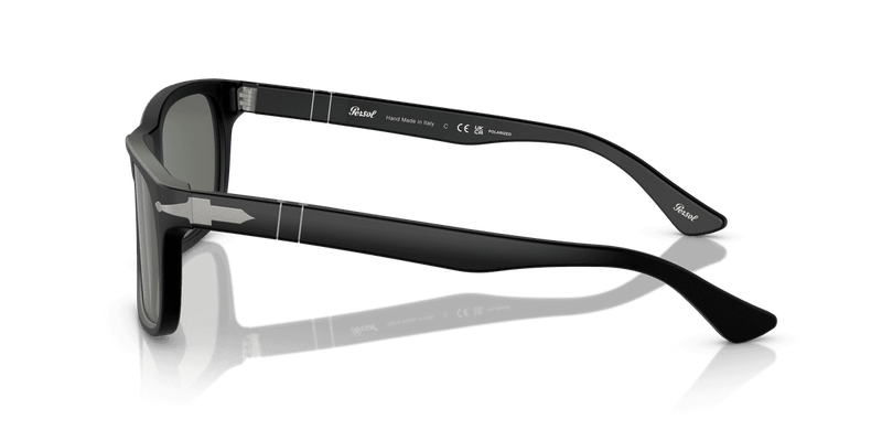 Persol PO3048S in Black / Green Polarized (900058) - Alternate View