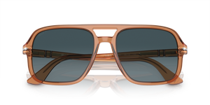 Transparent Brown / Light Blue Gradient Dark Blue Polar (1213S3)