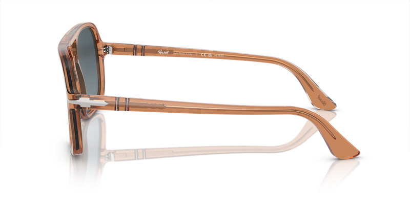 Persol PO3328S in Transparent Brown / Light Blue Gradient Dark Blue Polar (1213S3) - Alternate View