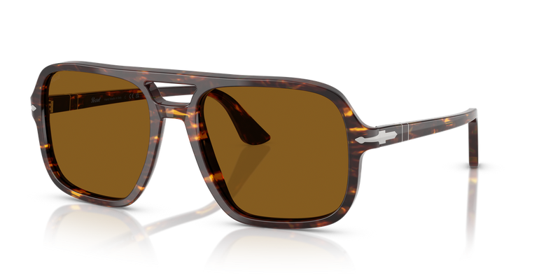 Persol PO3328S in Brown/Bright Yellow / Brown (121533) - Alternate View