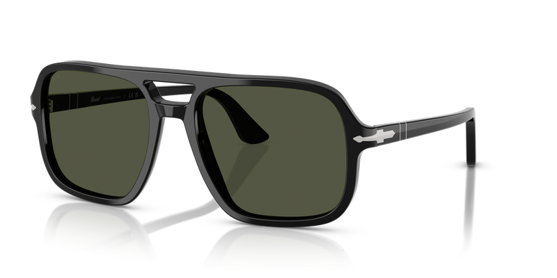 Persol PO3328S in Black / Green (95/31) - Front View