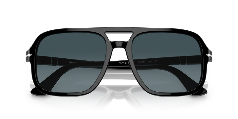 Persol PO3328S in Black / Light Blue Gradient Dark Blue (95/S3) - Alternate View