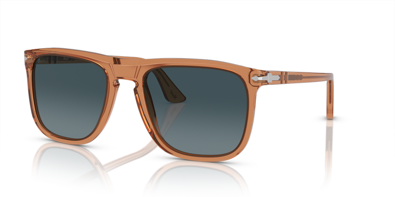 Persol PO3336S in Transparent Brown / Light Blue Gradient Dark Blue Polar (1213S3) - Front View