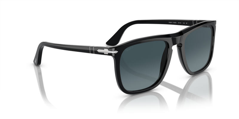 Persol PO3336S in Black / Light Blue Gradient Dark Blue (95/S3) - Alternate View