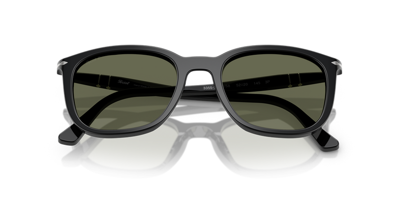 Persol PO3355S in Black / Polarized Green (95/58) - Alternate View
