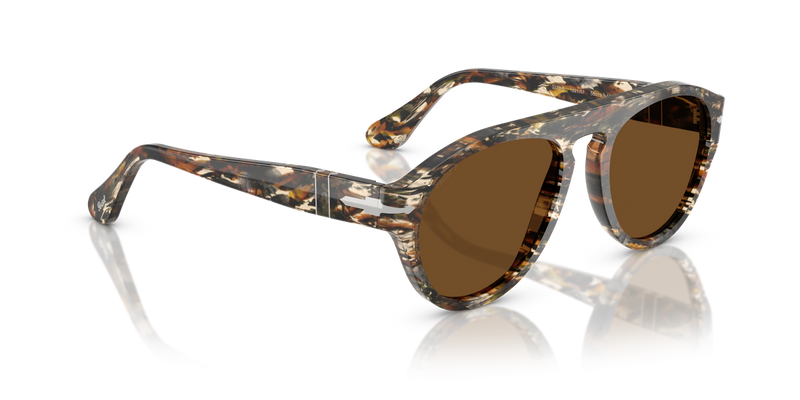 Persol PO3370S in Amber Brown/Pirate Black - Alternate View
