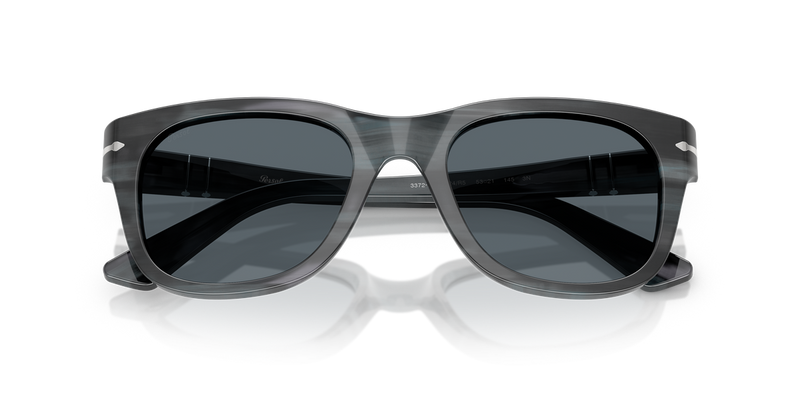 Persol PO3372S in Striped Grey / Blue (1224R5) - Alternate View