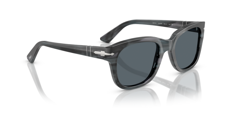 Persol PO3372S in Striped Grey / Blue (1224R5) - Alternate View