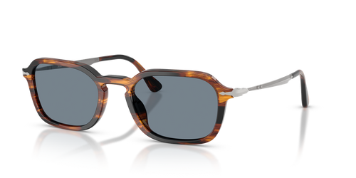 Striped Black & Brown / Light Blue (123556)