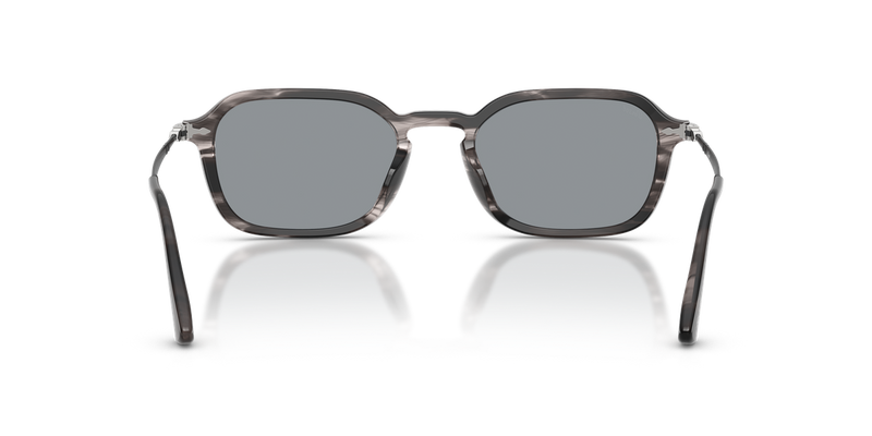 Persol PO3381S in Striped Black & Grey / Blue (1238R5) - Alternate View