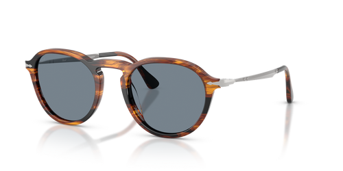 Striped Black & Brown / Light Blue (123556)