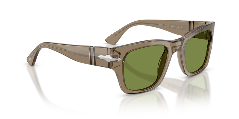 Persol PO3384S in Transparent Bown / Green (12284E) - Alternate View