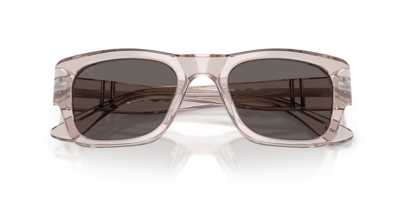 Persol PO3384S in Transparent Brown Grey / Dark Grey (1229B1) - Alternate View
