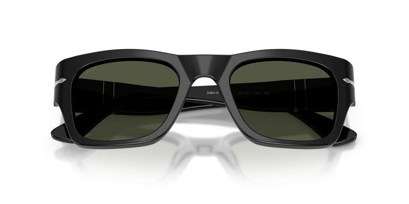 Persol PO3384S in Black / Green (95/31) - Alternate View
