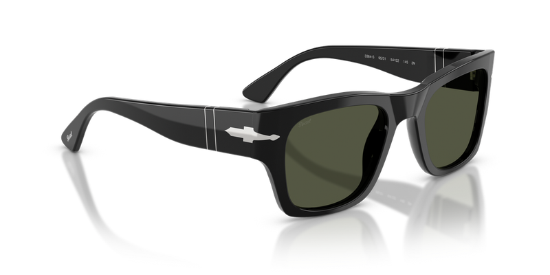 Persol PO3384S in Black / Green (95/31) - Alternate View