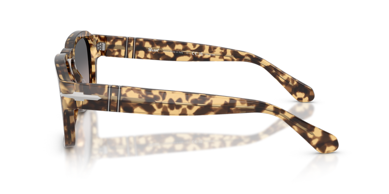Persol PO3386S in Brown Beige Tortoise / Polarized Gradient Grey (1056M3) - Back View