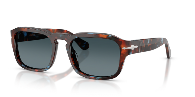 Persol PO3386S in Tortoise Brown & Pearl Blue / Polarized Gradient Blue (1232S3) - Alternate View