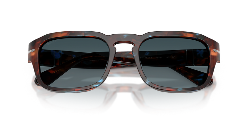 Persol PO3386S in Tortoise Brown & Pearl Blue / Polarized Gradient Blue (1232S3) - Alternate View